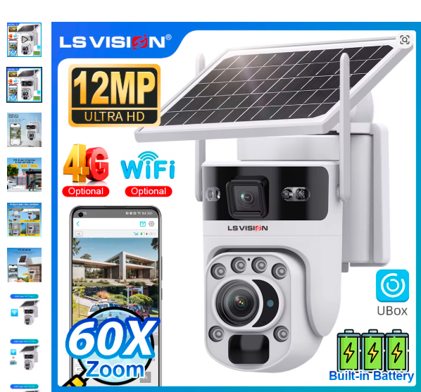 LS VISION 12 MP 60x security Camera
