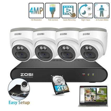 Security Cameras System IP.