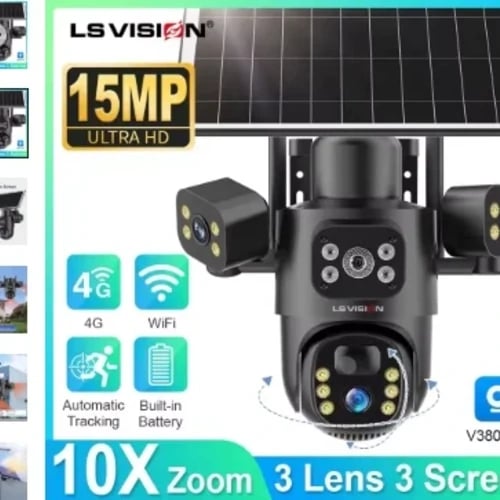 4G / Wi-Fi Solar Camera .