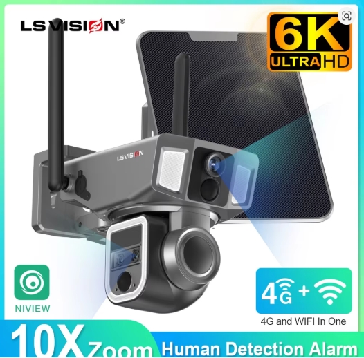 LS Vision 4G & wifi in 1 Solar Camera Outdoor