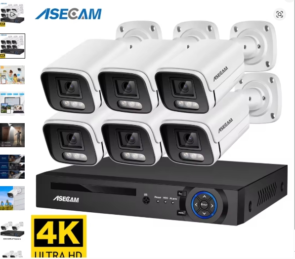 4K Security Camera System 8MP