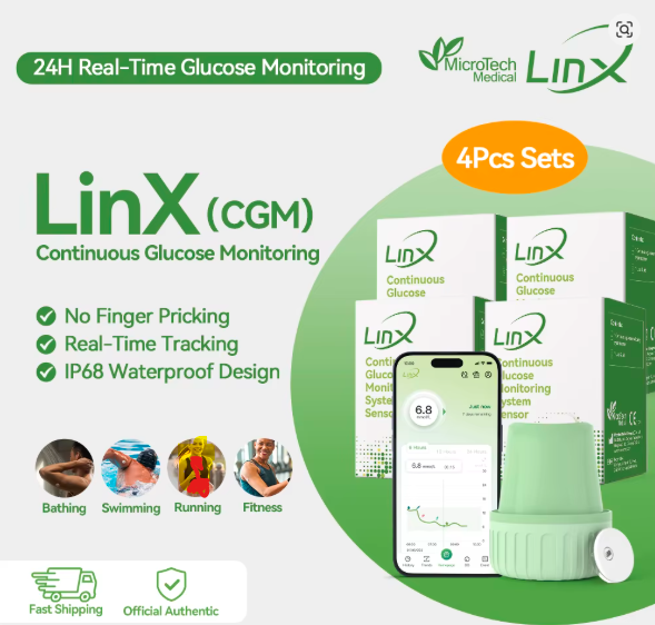 Continuous Glucose Monitor 4Sets